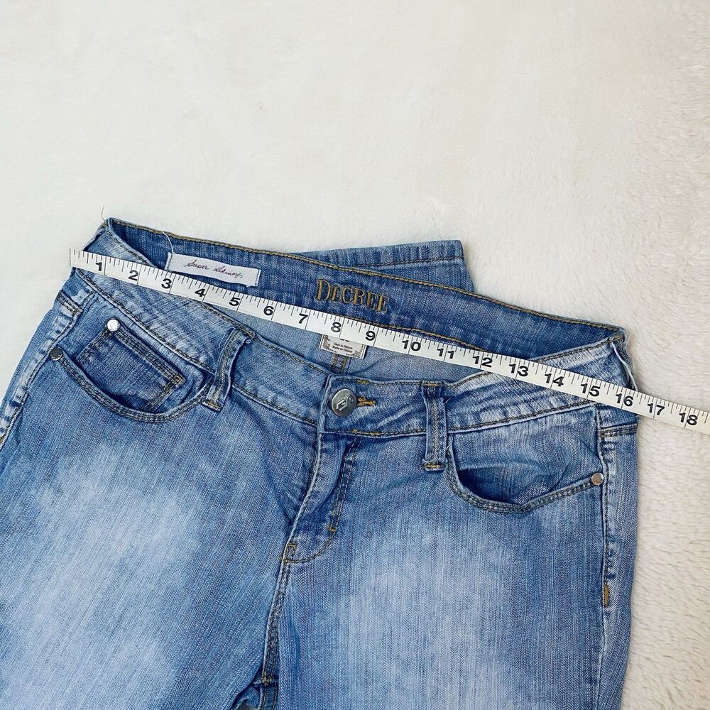 Decree Women’s Size 13 Light Wash Skinny Jeans Y2K Faded Denim - Picture 3 of 7